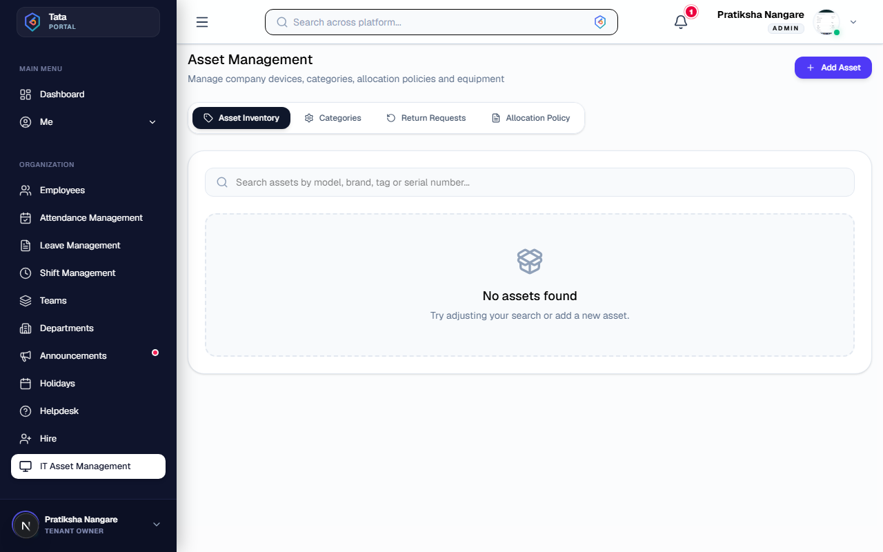 It Asset Management Dashboard