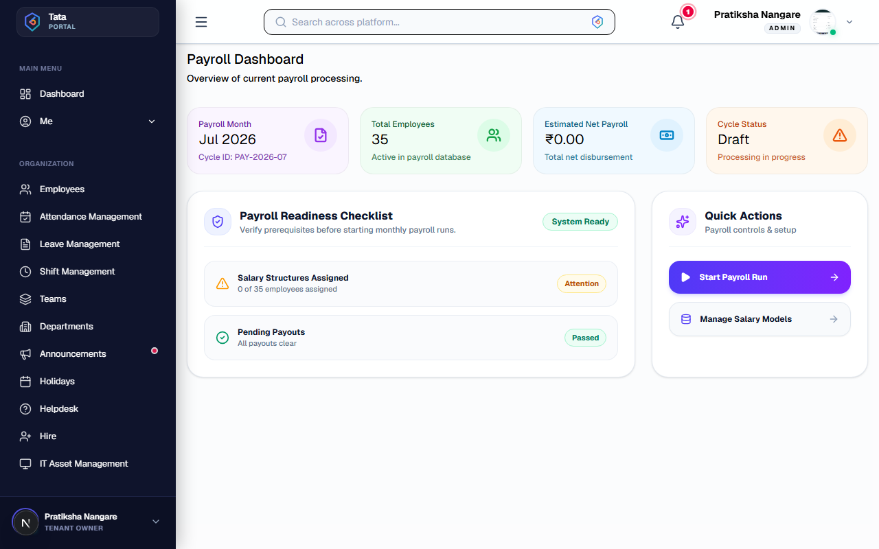 Payroll & Compliance screenshot