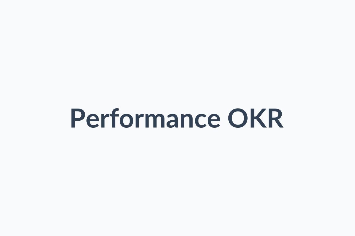 Performance Okr Dashboard